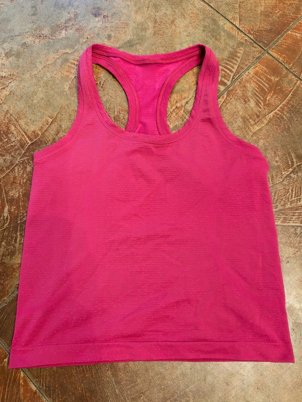 lululemon athletica Fuchsia Racerback Tank Top
